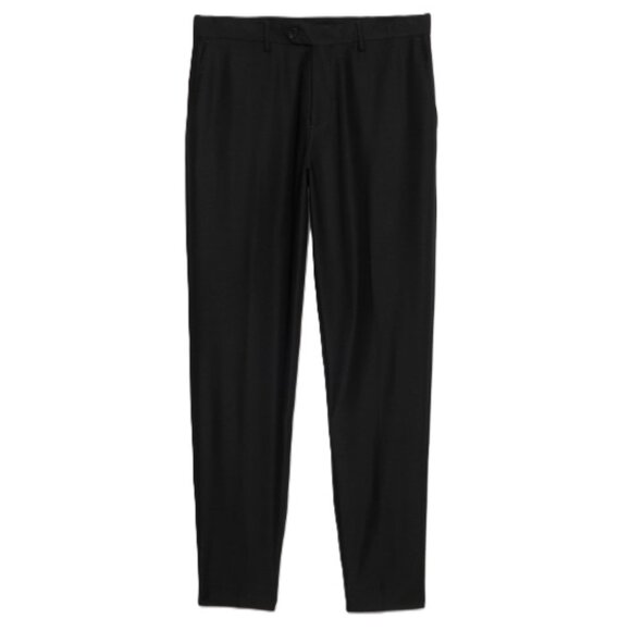 NWT - Banana Republic Tailored Hopsack Slim Fit Suit Pant, Black - Size 36R - Picture 2 of 16